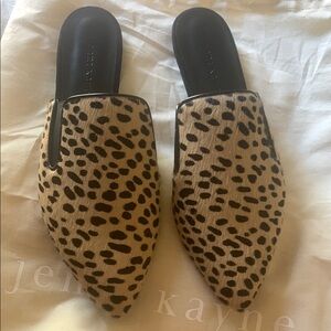 Jenni Kayne Black and Cream Women's Mules